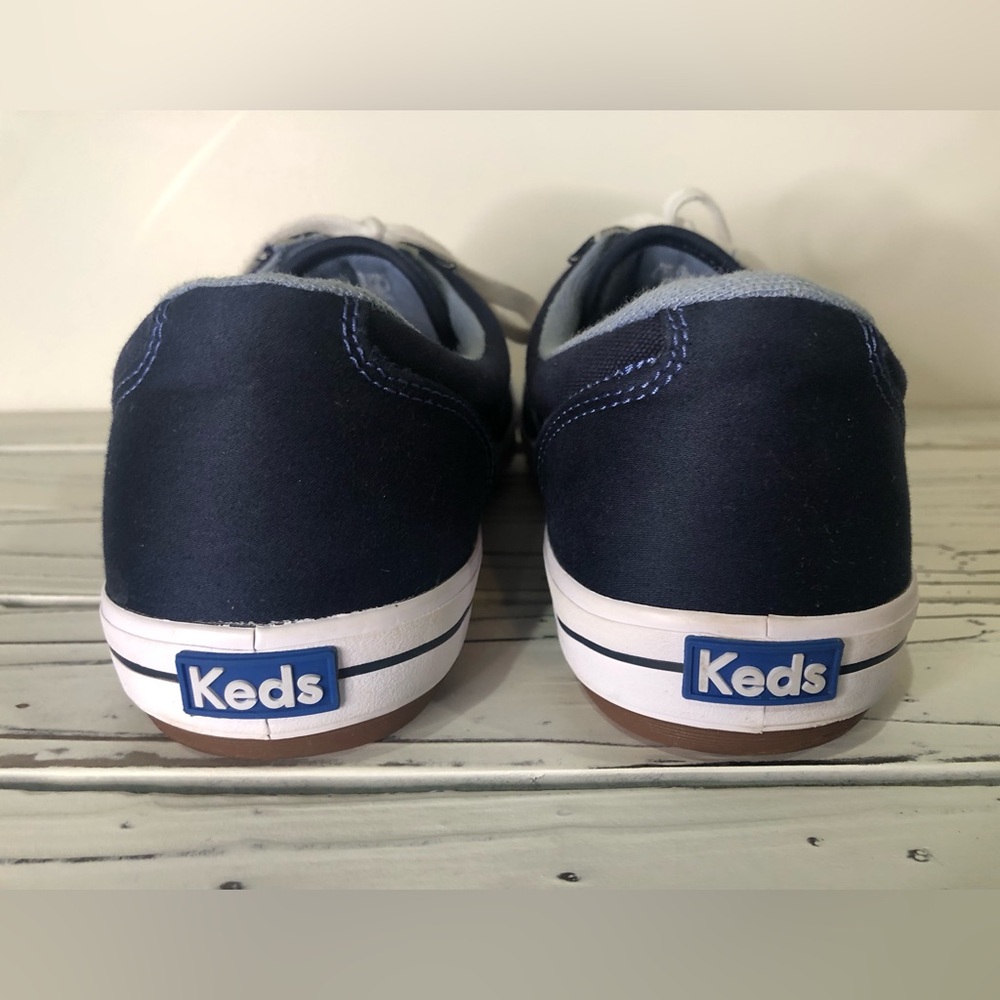 Keds Navy Ortholite Cushioned Comfort Lace Up Sneakers Size 10 - Picture 4 of 9
